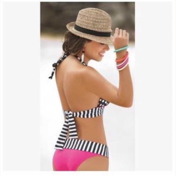 #589 🏆HP🏆 Dots Halter Bikini - Picture 4 of 7